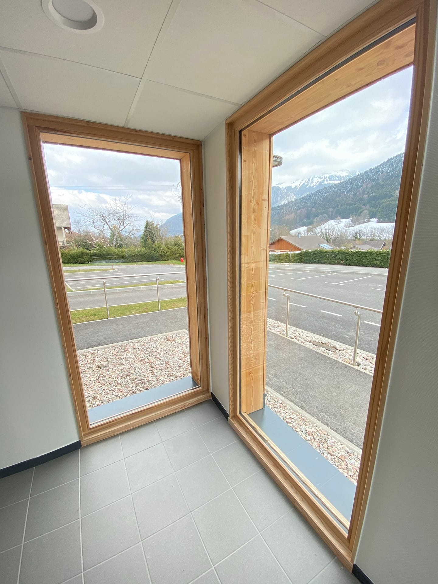 factory finish wood window