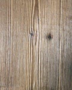 Finition bois brossé brun chalet
