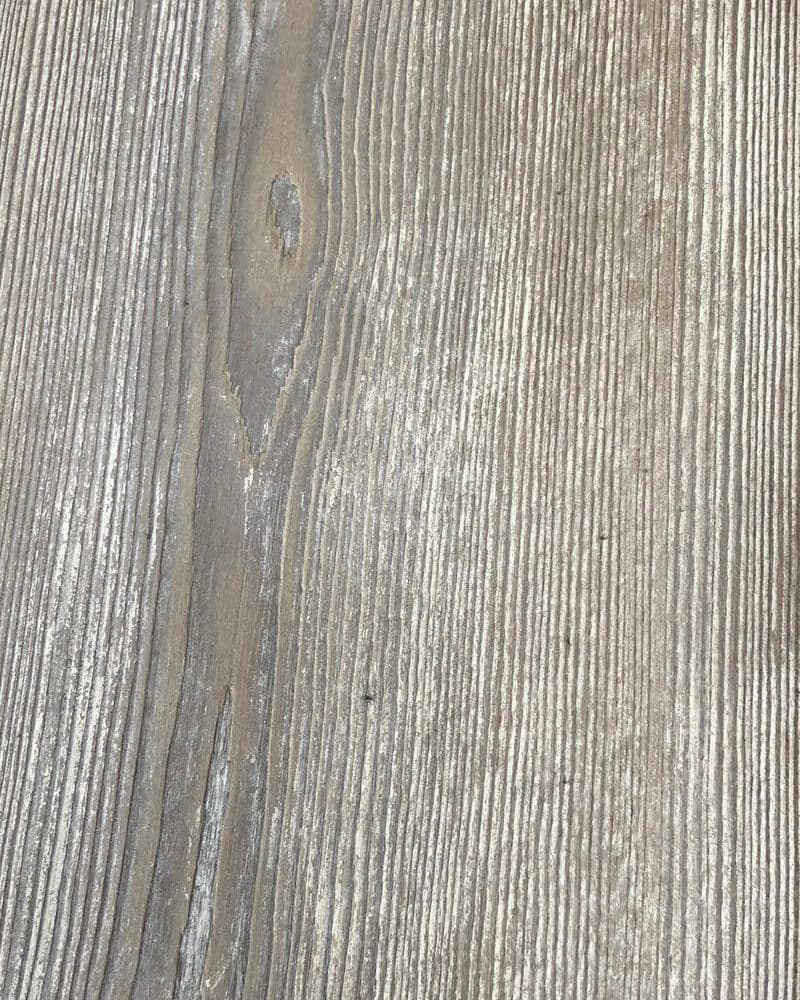 Finition bois brossé gris patiné